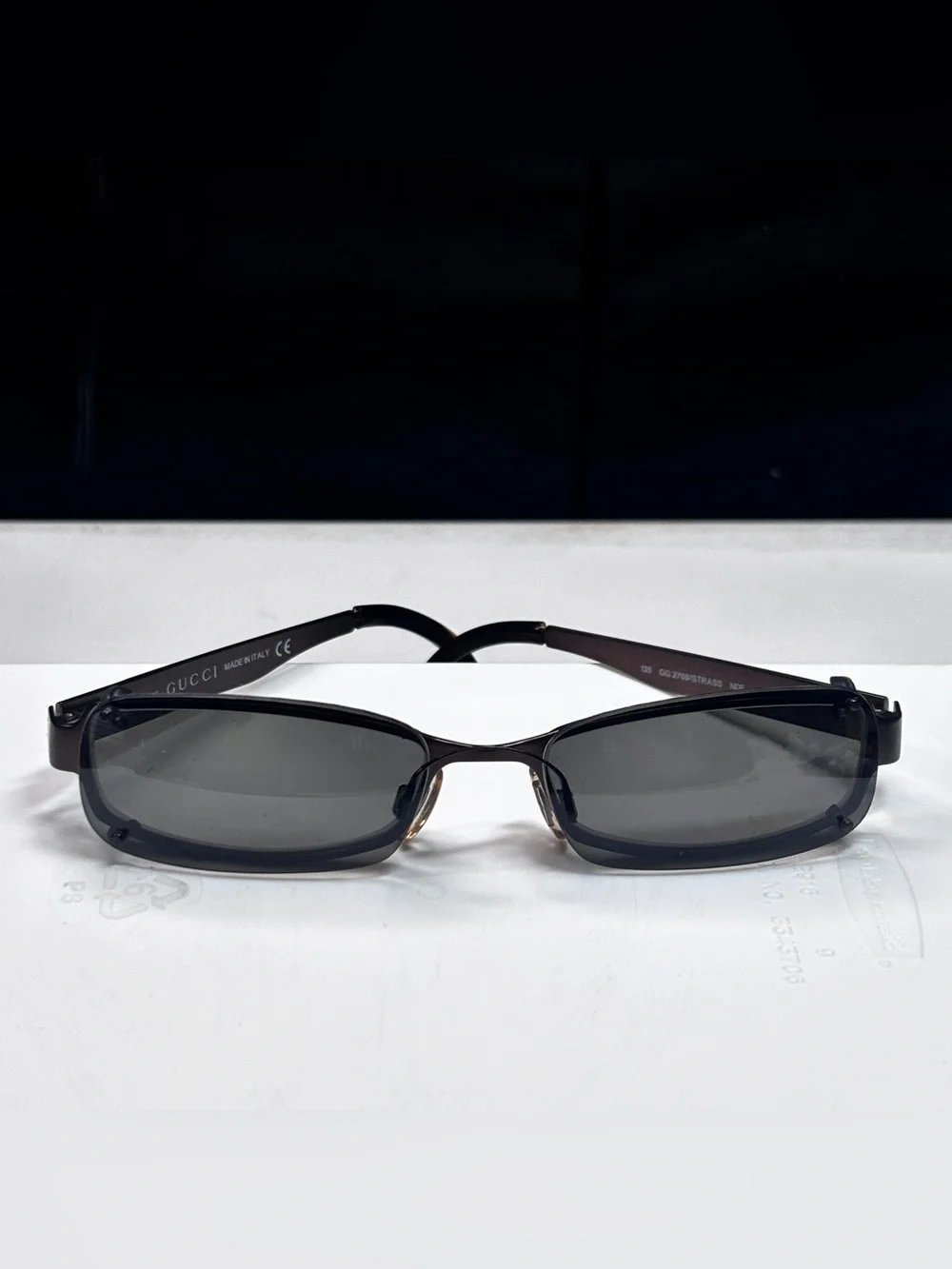 GUCCI GG 2769/STRASS NDE BROWN GUNMETAL AUTHENTIC FRAMES EYEGLASSES frames only
